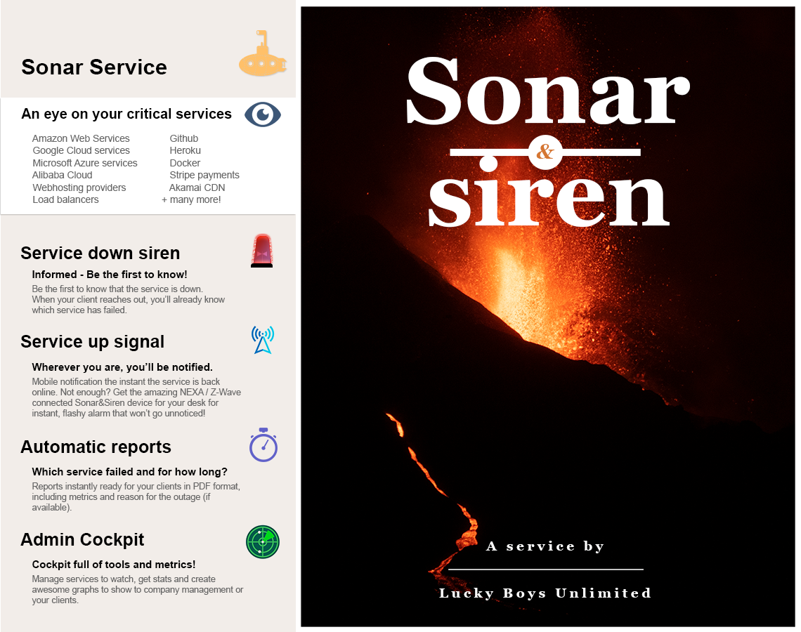 Sonar and siren